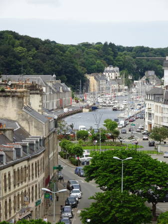 View of the marina from the viaduct