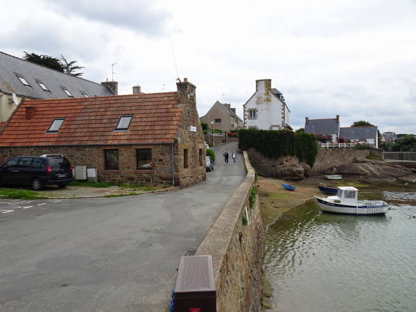 The marina office, hidden over a small crest in the road to the north