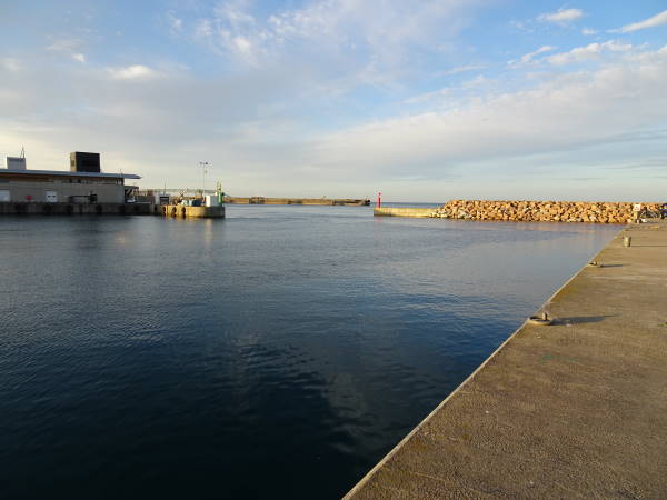 The entrance to Roscoff taken from the marina north wall