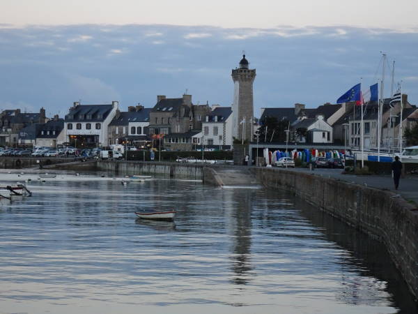 The lighthouse at the old harbour