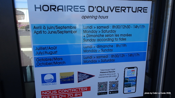 Opening times